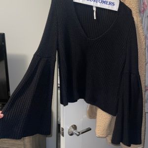 Free people bell sleeve sweater